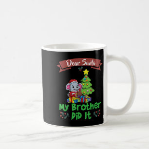 Mug Cher Père Noël Mon Frère L'a Fait Frères Et Sœurs 