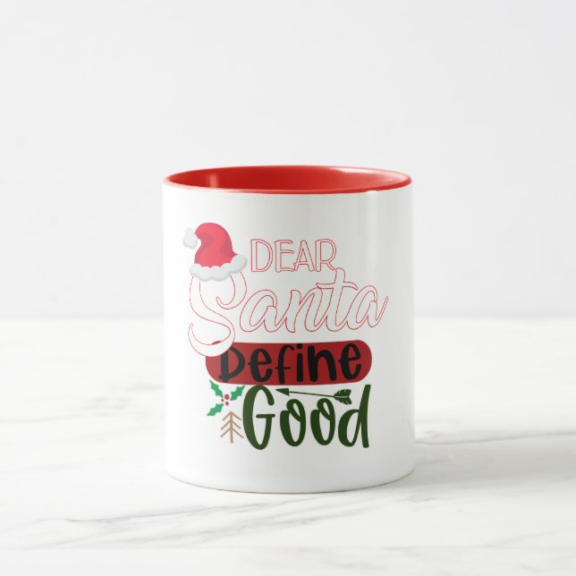 Mug Cher Père Noël Noël drôle (Centre)