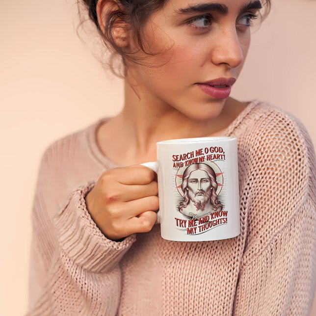 Mug Cherche Moi Ô Dieu (Créateur téléchargé)