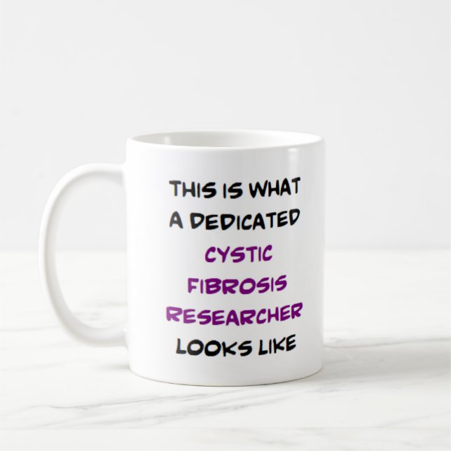 Mug chercheur en fibrose kystique, dédié (Gauche)