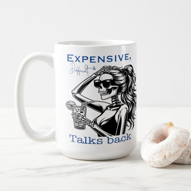 Mug Chère, difficile, et qui répond (Avec donut)