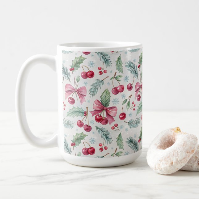 Mug Cherry Christmas (Avec donut)
