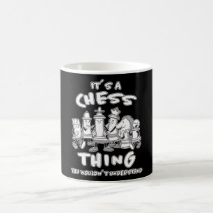 Mug Chess Piece Chess Player Chess Game Gift