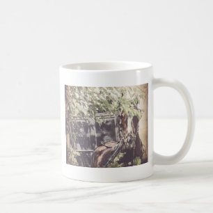 Mug Cheval Amish et Buggy à l'ombre