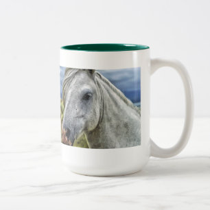 Mug Cheval Blanc/Gris