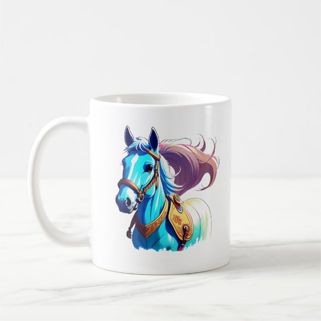 Mug Cheval bleu (Gauche)