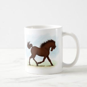 Mug Cheval Brown de châtaigne Equestre