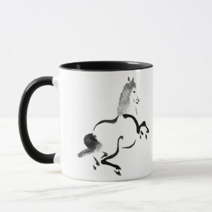 Mug Cheval chinois vintage