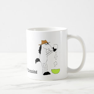 Mug Cheval de bande dessinée avec le habillage de