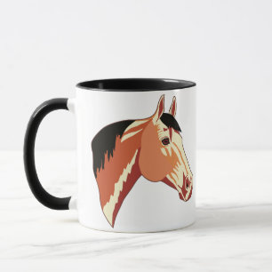 Mug Cheval de Buckskin Quarter