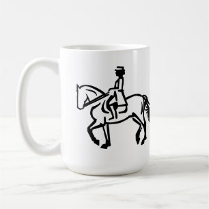 Mug Cheval de dressage trottant