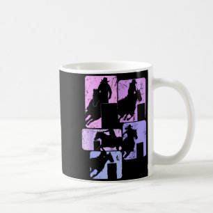 Mug Cheval de rodéo de course de tonneau Cowgirl femme