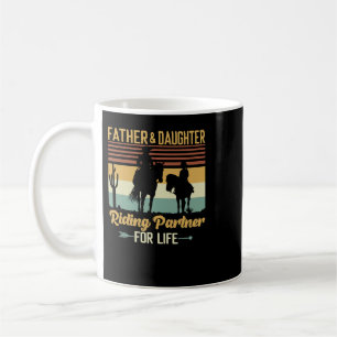 Mug Cheval Equestre PèreFille Associé D'Équitation Pou