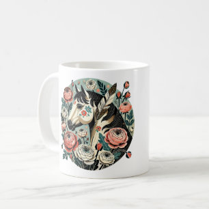 Mug Cheval et plumes