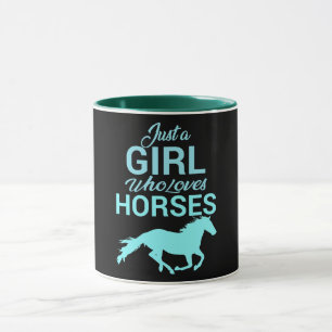 Mug Cheval Gallop Une Fille Qui Aime Les Chevaux