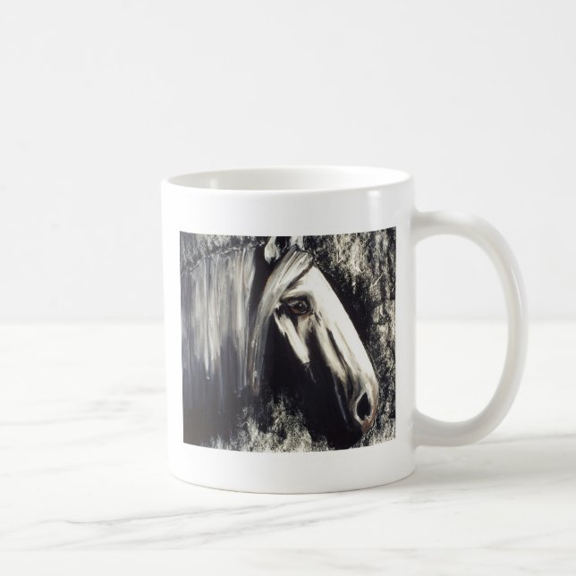 Mug Cheval Gris (Droite)