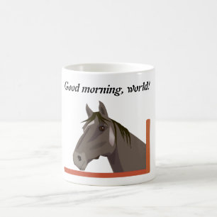 Mug Cheval gris