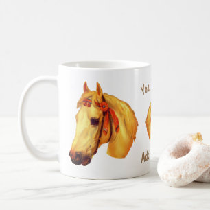 Mug Cheval Head Vintage Art personnalisé