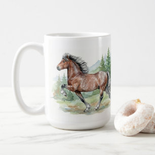 Mug Cheval islandais aquarelle Astrid