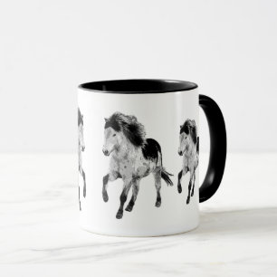 Mug Cheval islandais en mouvement