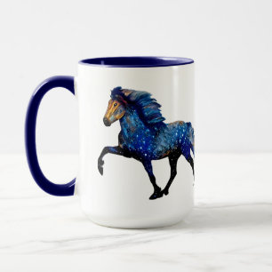 Mug Cheval islandais Stary Night