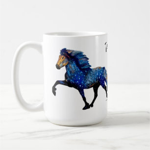 Mug Cheval islandais Stary Night