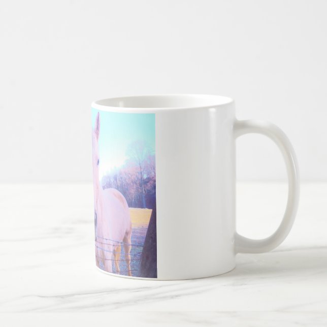 Mug Cheval jaune et Coeur rouge (Droite)