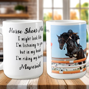 Mug Cheval Lover Equestrition Cadeau Funny Custom 1 Ph