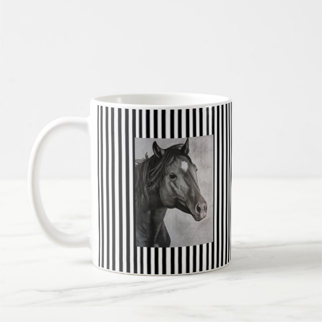 Mug Cheval Main Drake Art (Gauche)