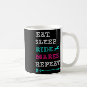 Mug Cheval Mare Équitation - Manger Sleep Mares Repe