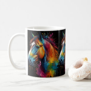 Mug Cheval peint design