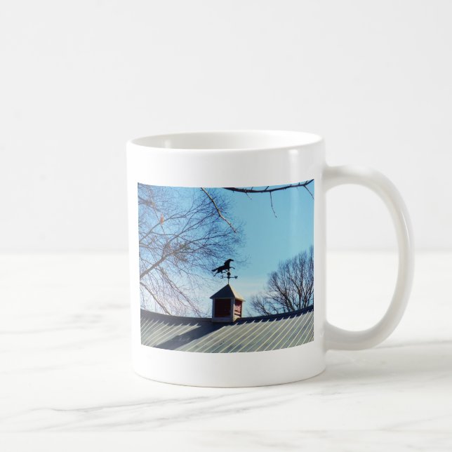 Mug Cheval Vane Météo Ciel Bleu (Droite)