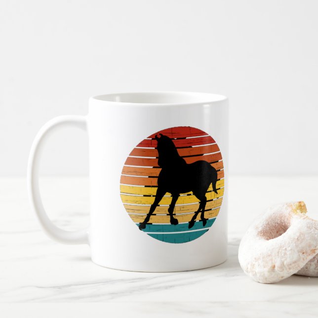 Mug Cheval vintage (Avec donut)