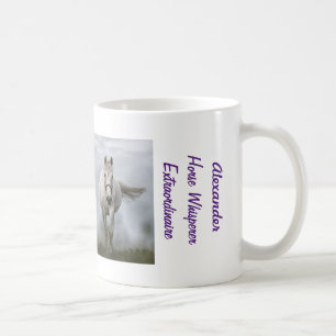 Mug Cheval Whisperer I Love Horses 2 Photos Nom