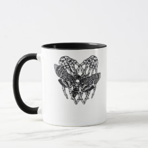 Mug Chevalier de mort Moth Classic - Squelette Coeur m