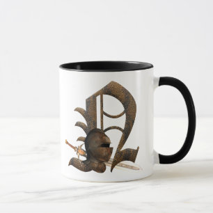 Mug Chevaliers rouillés N initial