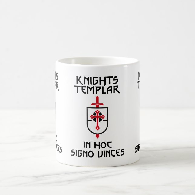 Mug Chevaliers Templier MOTO Histoire Médiévale Insign (Centre)