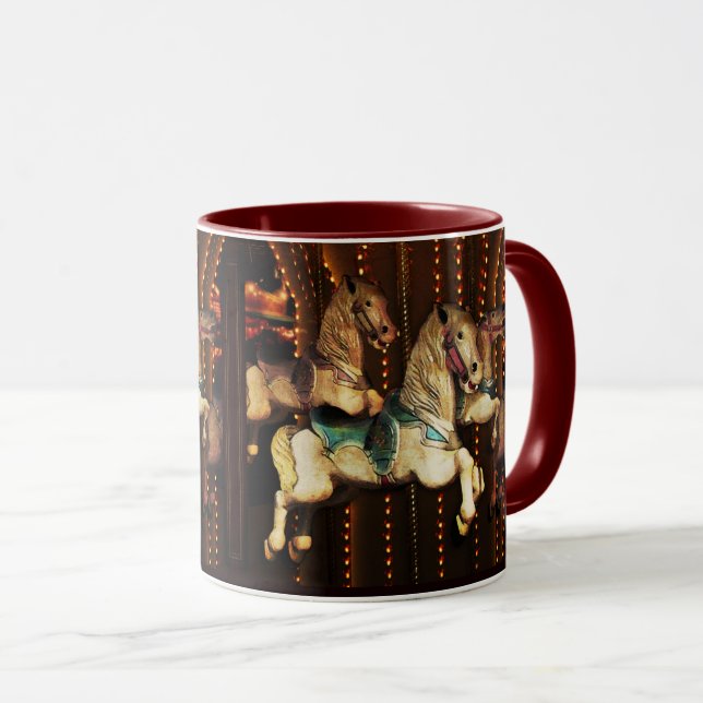 Mug Chevaux de carrousel (Devant droit)