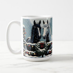 Mug Chevaux de fête   Joyeux Noël