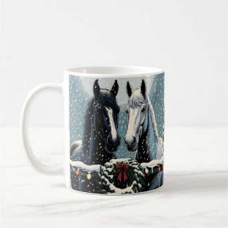 Mug Chevaux de fête | Joyeux Noël