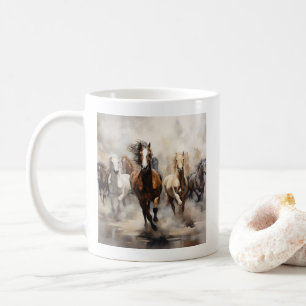 Mug Chevaux non domptés Courir librement