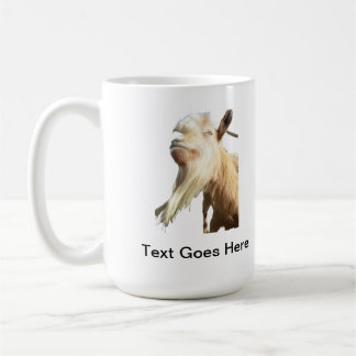 Mug Chèvre Blonde Long Beard Cheveux Goofy Poignée Dro