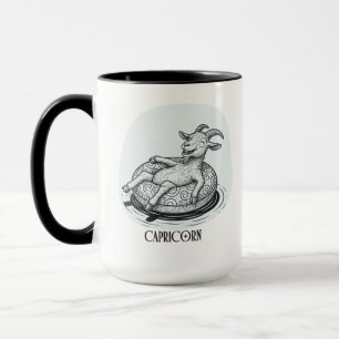 Mug Chèvre drôle Capricorne Anniversaire Noël