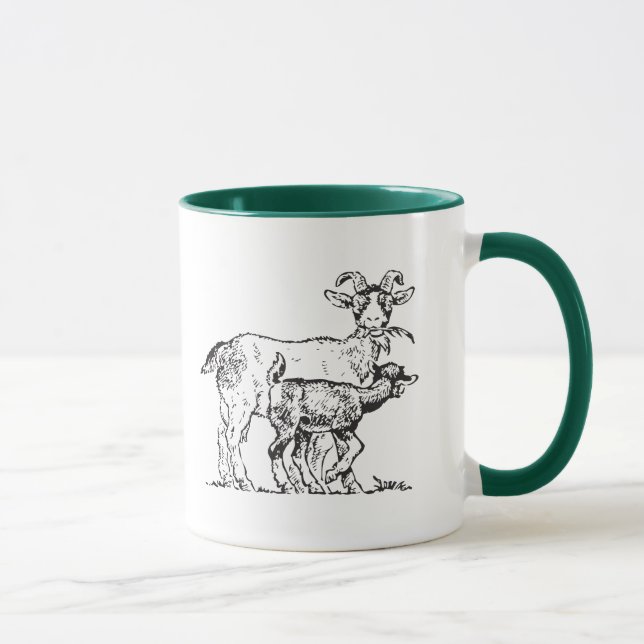 Mug Chèvre et enfant (Droite)