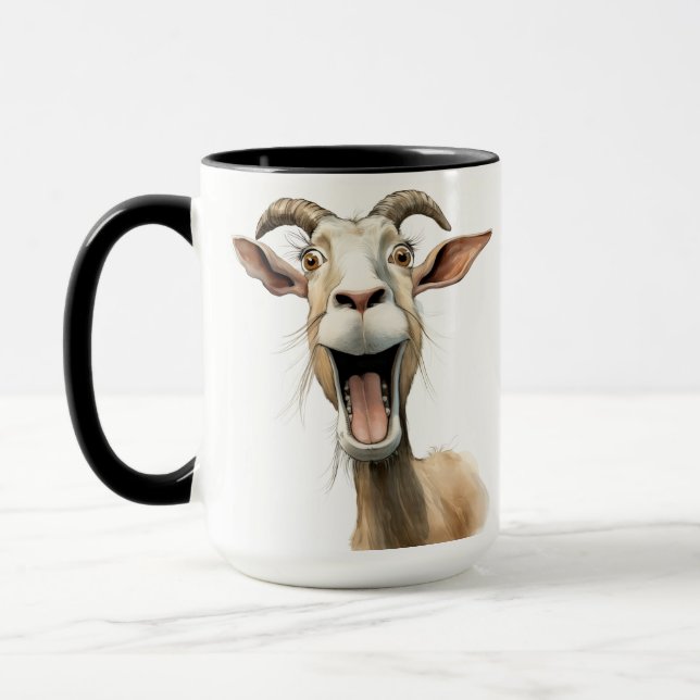Mug Chèvre fantaisiste (Gauche)