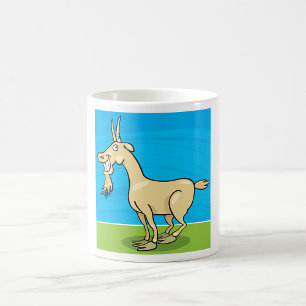 Mug Chèvre Souriante Dessin Animé Fermier Animal