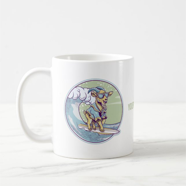 Mug Chèvre surf (Gauche)