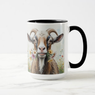 Mug Chèvre Vieille Attachante et Drôle, Animal, Animal