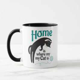 Mug Chez moi, où est mon chat
