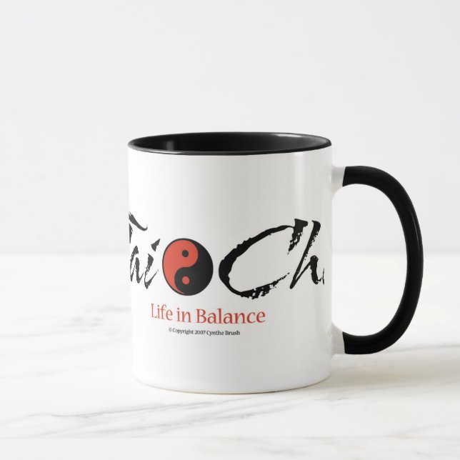 Mug Chi Yin de Tai/tasse de sonnerie dans équilibre de (Droite)